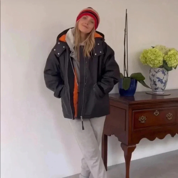 New Free People Moxy Trapeze Vegan Leather Bomber Jacket Coat Black - Picture 4 of 10